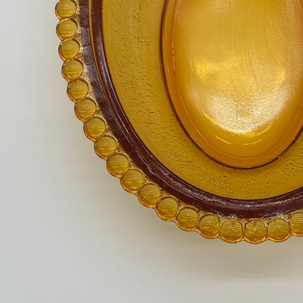 Amber Indiana Glass Hen on Nest Covered Dish Vintage Honey Brown - Picture 12 of 16